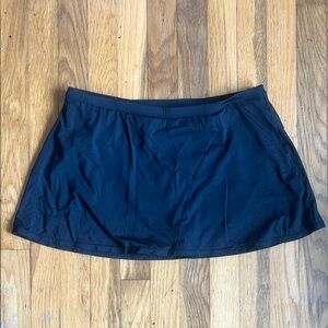 Dana Buchman Black Swim Skort Coverup